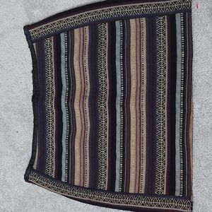 H&M Tribal Mini Skirt, Size 12